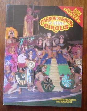 Programme de cirque de Carson & Barnes 5 Ring Circus (1993). Carson & Barnes