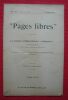 "Pages libres n° 134- 3e année 25 Juillet 1903 - Revue". COLLECTIF