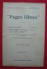 "Pages libres n° 154- 3e année 12 Décembre 1903 - Revue". COLLECTIF