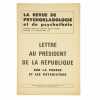 La revue de psychokladologie et de psychothéie. Isou, Isidore / Lemaitre, Maurice