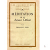 Méditation sur un Amour Défunt. Berl, Emmanuel / Cocteau, Jean