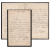 Lettre autographe signée à Charles Ernest Beulé. Ingres, Delphine