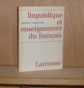 Linguistique et enseignement du Français, préface de J.Cl. Chevalier. Paris. Larousse. 1970.