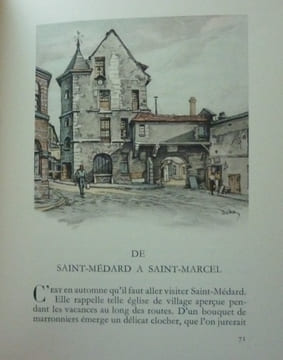 Le charme de Paris, églises et vieux logis, illustrations en couleurs de André de Doba, Paris, l'édition d'Art Piazza, 1935.. PILON, Edmond