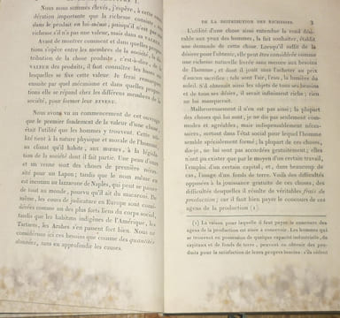 Traité d'économie politique, ou simple exposition de la manière dont se forment, se distribuent et se consomment les richesses, seconde édition ...