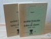 Société française & luttes de classes 1789/1914 - Chronique Sociale de France, Lyon, 1967.. BRANCIARD, Michel