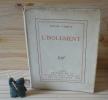 L'isolement, Paris, NRF Gallimard, 1929.. COMBETTE, Bernard