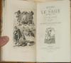 Oeuvres de Le Sage. Histoire de Gil Blas de Santillane. Avec notices et notes par A. P. - Malassis. Paris. Alphonse Lemerre. 1877.. LE SAGE