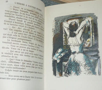 L'Herbe à pauvre homme, illustrations de J.-A. Carlotti, les éditions de la nouvelle France, 1945.. BILLY, André