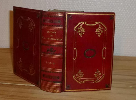 Oeuvres complètes de P. J. de Béranger. Édition revue par l'auteur. Paris. Rue de Seine -Saint-Germain. 1835.. BÉRANGER, Pierre Jean de