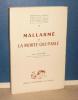 Mallarmé et la morte qui parle, Université de Grenoble, Publications de la Faculté des Lettres et des Sciences Humaines, Paris, PUF, 1959.. CELLIER ...