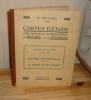 Cartes D'Étude pour servir à l'enseignement de l'histoire et de la géographie. Enseignement primaire supérieur troisième année (programmes de 1920). ...