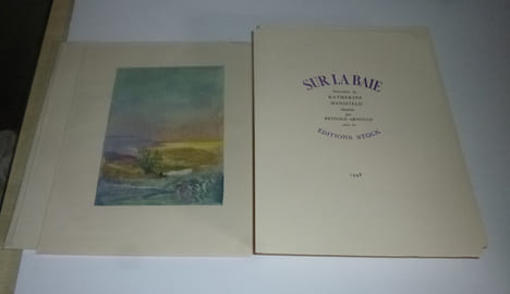 Sur la Baie. Nouvelles illustrées par Reynold Arnould. Paris. Stock. 1946.. MANSFIELD, Katherine