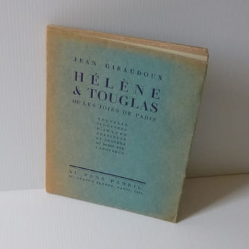 Hélène & Touglas ou les joies de Paris. Nouvelle illustrée d'images dessinées et gravées au burin par Laboureur. Au sans Pareil. Paris. 1925.. ...