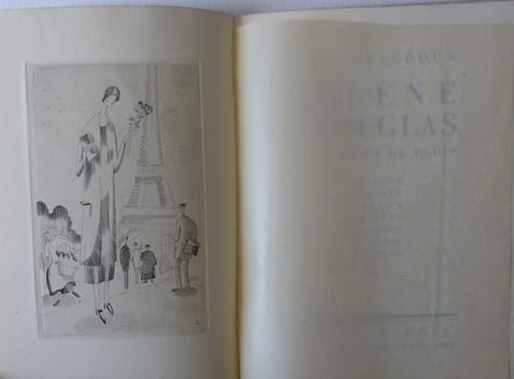 Hélène & Touglas ou les joies de Paris. Nouvelle illustrée d'images dessinées et gravées au burin par Laboureur. Au sans Pareil. Paris. 1925.. ...