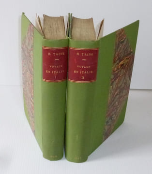 Voyage en Italie. Huitième édition. Paris. Hachette. 1896.. TAINE, Hippolyte