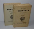 Hespérus ou quarante cinq-jours de la poste au chien. Traduction et avant-propos d'albert Beguin. Librairie Stock. Delamain et Boutelleau éditeurs. ...