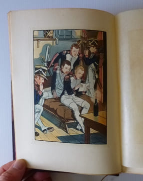 Histoire d'un conscrit de 1813. Avec douze gravures imprimées en couleurs de Bourdier. Byblis. Éditions du Sagittaire. Paris. 1931.. ERCKMANN-CHATRIAN
