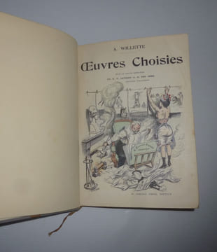Oeuvres choisies, contenant 100 dessins choisis dans le Courrier français de 1884 à 1901. Préface illustrée de l'auteur. Paris. H. Simonis Empis. ...