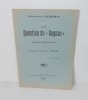 La question du Cognac. Solution à la crise actuelle. Préface de M. A. André. Angoulême. Imprimerie Ouvrière. 1914.. GABORIT, Germain