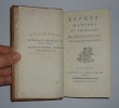 Esprit, maximes et principes de Fontenelle. Paris. Chez Briand. 1788.. FONTENELLE, Bernard le Bouyer de