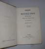 Histoire de la révolution française depuis 1789 jusqu'en 1814. 3e édition. Paris. Chez l'éditeur. 1838.. LAPONNERAYE