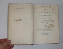 Éléments de Géométrie avec des notes. A Paris. Chez Firmin-Didot. 1794.. LE GENDRE, Adrien-Marie
