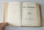 Ces messieurs. Comédie en cinq actes. Paris. Éditions de la revue blanche. 1902.. ANCEY, Georges