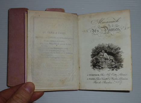 ALMANACH des dames. Tubingue. Paris. Cotta - Treuttel & Wurtz. 1822.. ALMANACH DES DAMES