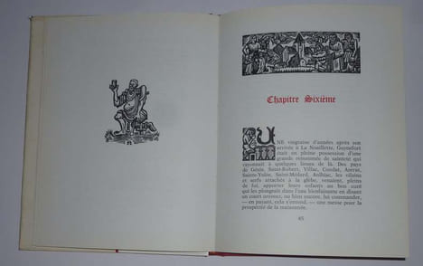 La damnation de Saint Guynefort. Bois dessinés et gravés par Maurice Albe. Les éditions du Périgord noir. 1966.. LE ROY, Eugène