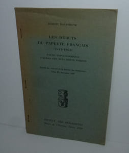 Les débuts du Papeete Français (1843-1863). Étude topographique d'après des documents inédits. Extrait du journal de la société des océanistes tome XV, décembre 1959. Musée de l'homme. Paris. Société des Océanistes. 1959.