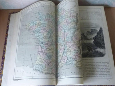 Géographie Nationale illustrée de la France et de ses Colonies, illustrée de nombreuses cartes et gravures et suivie d'une géographie générale du globe, Paris, Librairie Géographique et Scientifique, sans date (1877).