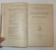 Joséphine de Beauharnais 1763-1796. Paris. Société  d'éditions littéraires et artistiques. 1913.. MASSON, Frédéric