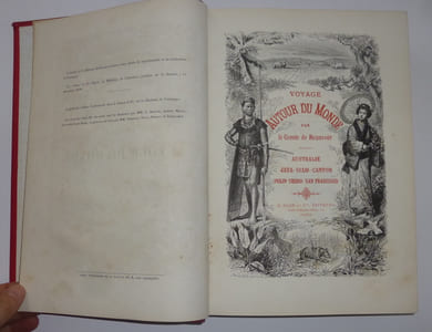 Voyage autour du monde. Australie, Java, Siam, Canton, Pékin, Yeddo, San Francisco. Paris. E. Plon et Cie. 1875.