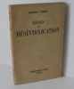 Essais de désintoxication. Paris. Plon. 1945.. LEBON, Pierre