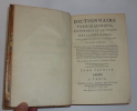 Dictionnaire typographique historique et critique des livres rares, singuliers, estimés et recherchés en tous genres (---). Paris. Lacombe. 1768.. ...