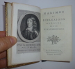 Maximes et réflexions morales du Duc de la Rochefoucauld. A Londres. 1784. LA ROCHEFOUCAULD, François VI duc de