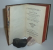 Code pénal ou recueil des principales ordonnances édits et déclarations sur les crimes et délits (…). Paris. Desaint & Saillant. 1752.. LAVERDY, ...