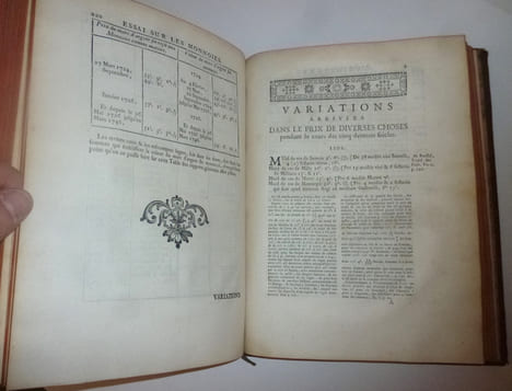 Essai sur les monnoies ou reflexions sur le rapport entre l’argent et les denrées (…). Paris. Jean Baptiste Coignard et De Bure. 1746. . DUPRÉ DE ...