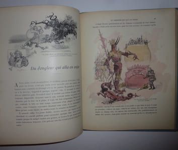 Fabliaux et contes du moyen-âge, illustrations de A. Robida. Édition pour la jeunesse précédée d'une introduction par M. L. Tarsot. Paris. Librairie Renouard. Henri Laurens.