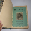 Mr DEGAS, bourgeois de Paris. 71 reproductions dont 8 en couleurs. Paris. Floury. 1938.. RIVIÈRE, Georges