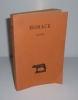 Satires. Texte établi et traduit par François de Villeneuve. Paris. Les belles-lettres. 1941.. HORACE