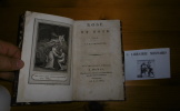 Rose et noir, par J.-C.-F. Ladoucette. De l'imprimlerie dégron. Paris. Cretté. An X - 1802.. LADOUCETTE, Jean-Charles-François