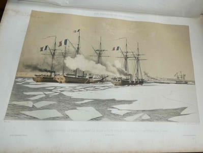 Nos souvenirs de Kil-Bouroun, pendant l’hiver passé dans le liman du Dnieper 1855-56. Les officiers, officiers mariniers et marins de la division navale de Kil-Bourou. Paris. Artus-Bertrand. 1855-1856.