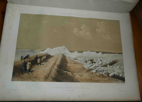 Nos souvenirs de Kil-Bouroun, pendant l’hiver passé dans le liman du Dnieper 1855-56. Les officiers, officiers mariniers et marins de la division ...