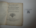 Rapport sur le fait de l'inoculation de la petite vérole, lu en présence de la Faculté de médecine de Paris, et imprimé par son ordre, pour être ...