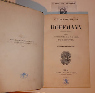 Contes fantastiques, traduction nouvelle précédés de souvenirs intimes sur la vie de l'auteur par P. Christian, illustré par Gavarni. Paris. Lavigne. 1843.