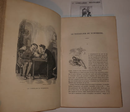 Contes fantastiques, traduction nouvelle précédés de souvenirs intimes sur la vie de l'auteur par P. Christian, illustré par Gavarni. Paris. Lavigne. ...