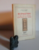 Eupalinos. L'âme et la danse. Dialogue de l'arbre. NRF Gallimard. Paris. 1944.. VALÉRY, Paul