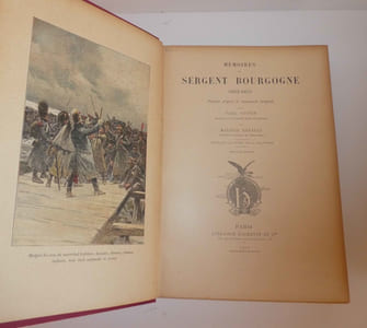Mémoires du sergent Bourgogne (1812-1815). Publiés d'après le manuscrit original (---). Ouvrage illustré de 24 gravures. Paris. Hachette et Cie. 1914.